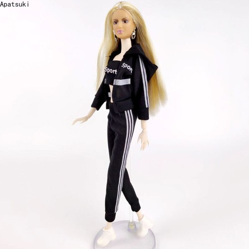 Black sports clothes set - set, for