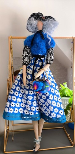 Handmade tilda style - , doll