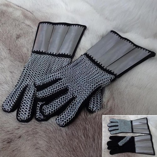 Chainmail backed leather - chainmail,