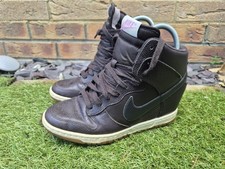Nike Dunk Sky Hi Wedge Velvet Brown Size 6 UK 40 EU (528899 202)