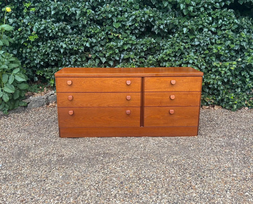 Vintage long teak - teak, chest