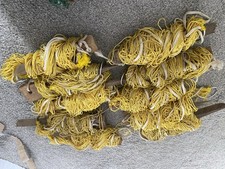 White And Yellow Nylon Ferreting Rabbit Purse Nets For Hunting Pest Control