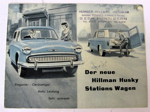 Hillman husky station - station, wagons