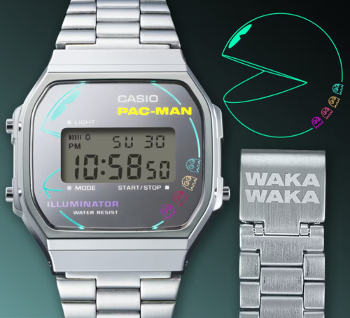 Casio vintage pac man digital - vintage,