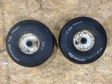 Pair Front wheels 11 x 4.00 - 4  1 987 Murray  8/30 Ride on Mower or Hayter