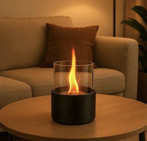 Portable decorative fire - portable, pit