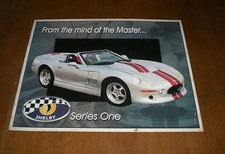 SHELBY SERIES ONE TIN SIGN  -