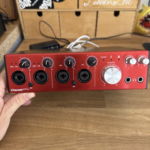 Focusrite clarett 4pre audio - clarett,