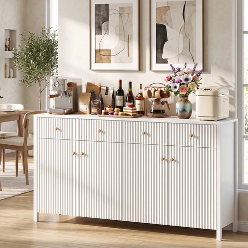 160cm large fluted sideboard - large,