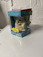  Furby Baby Boxed White & Mint Green 1999 Vintage Furby