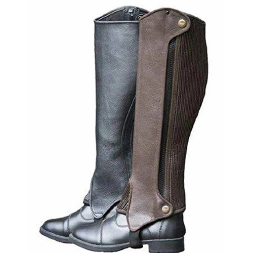 Authentic black leather - authentic, half