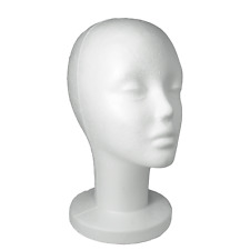 Female Mannequin Head Polystyrene Training for Wigs & Hair Accessories (POLYF)
