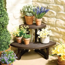 2-tier Corner Plant Stand -