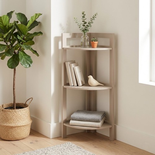Corner shelf unit tier space - unit, 3
