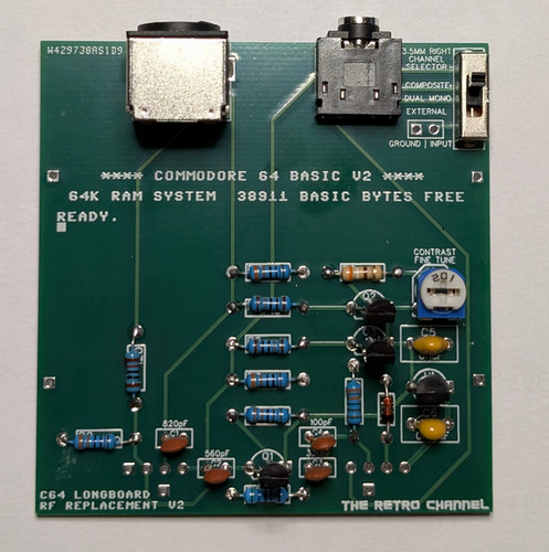 Commodore c64 longboard rf - c64,