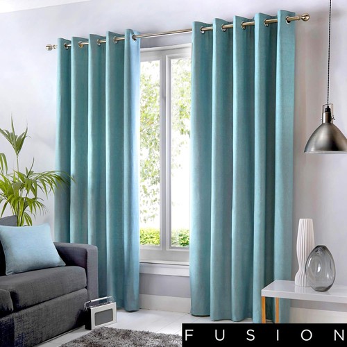 Fusion duck egg blue - duck, eyelet