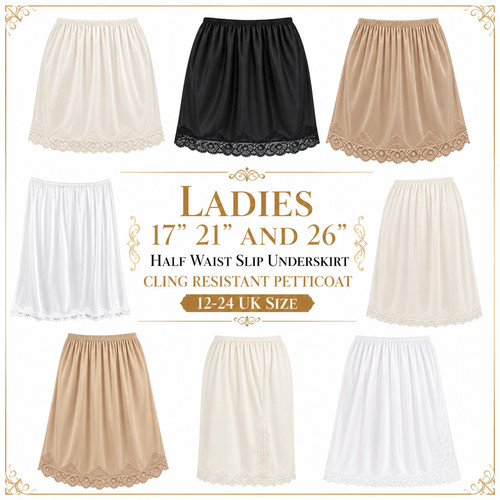 Half slip petticoat underskirt - slip,