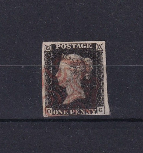 1840 penny black - gb,