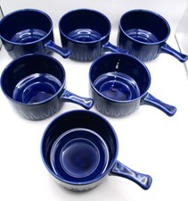 Set of 6 Vintage 1970's Cobalt