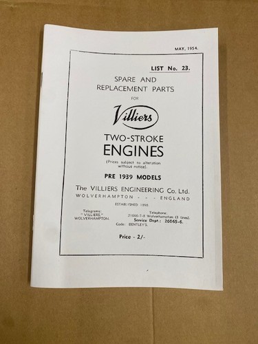 Villiers spare parts - villiers,