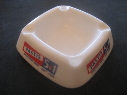 Vintage cristal ashtray pastis - ashtray,