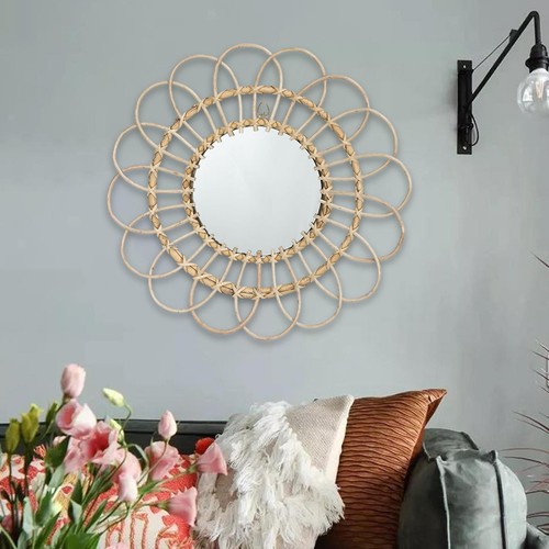 Wall mounted mirror flower - wall,