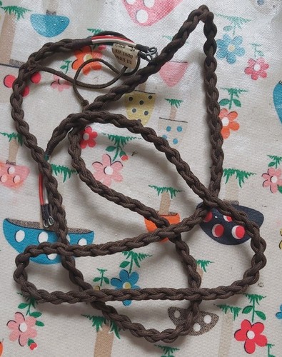 Bakelite phone braided cord - bakelite,