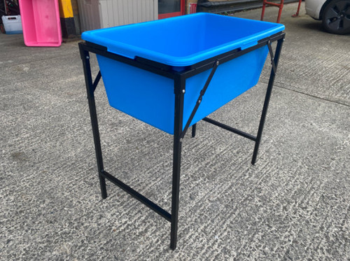Blue dog bath tub - blue,