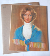 'GERALDINE' LOUIS SHABNER  ART PRINT  CALENDER 1978