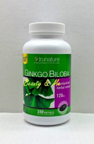 Trunature ginkgo biloba 120mg - ginkgo,