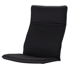 NEW IKEA POÄNG Armchair Cushion Replacement Pad Knisa Black Chair Seat Pillow
