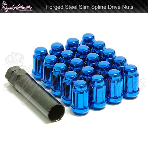 Blue spline wheel nuts 20 - nuts, x