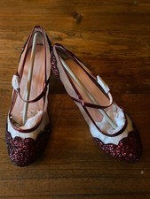 Chasing Fireflies NIB Red Wizard Oz Dorothy Shoe Christmas Halloween Dress 4