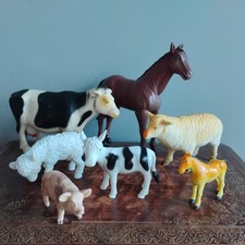 Bundle Job Lot Farmyard Animal Figures Farm Toy Figure Cow Horse Pig Sheep Lamb