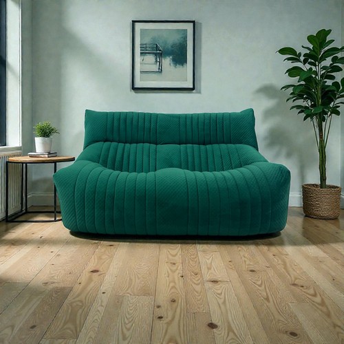 Sofa settee seater green - , 2-seater