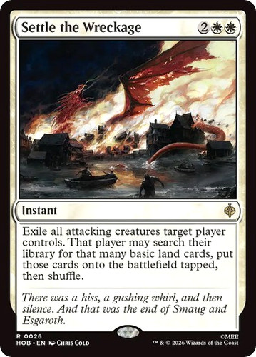 Mtg settle the wreckage - settle,