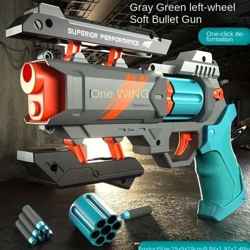 Pistol toy gun with soft - gun,