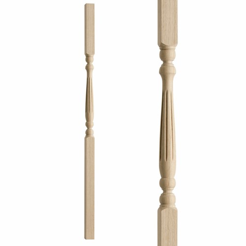 Stair spindle fluted - stair,