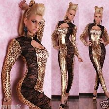 SEXY OVERALL CATSUIT LEATHER