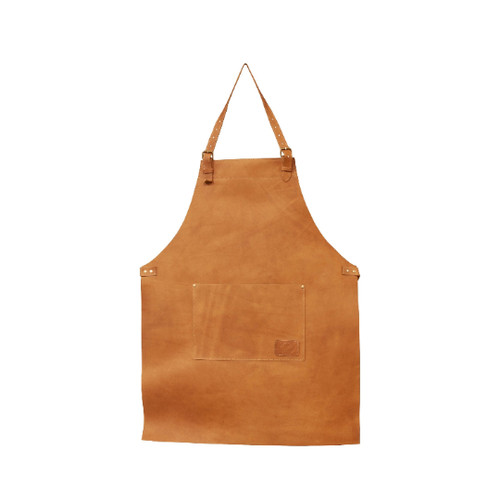 Rustic leather work apron - work,