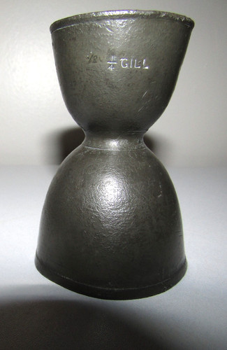 Antique georgian pewter - georgian, double