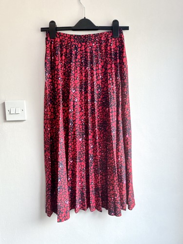 Oasis heart print midi skirt - midi,