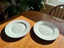 Two White Vintage Dinner