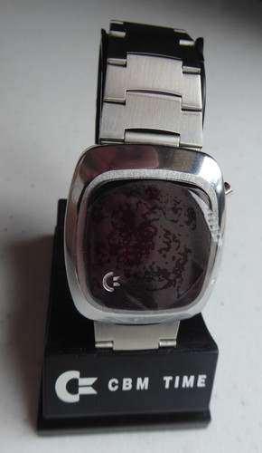 Commodore led watch boxed - led,