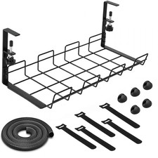 Under Desk Table DJ Booth Tray Cable Management Tidy Rack Storage Organizer BNIB