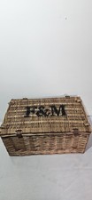 Fortnum and Mason F&M picnic Hamper Basket Storage 43CM X 26CM X 20 STORAGE BOX
