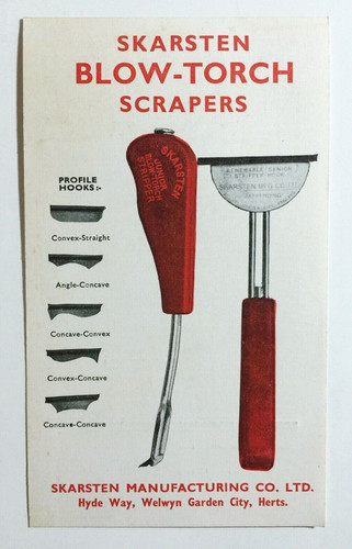 Skarsten blow torch - torch, scrapers