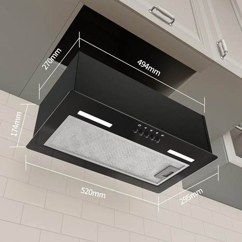 52cm integrated cooker hood - cooker,