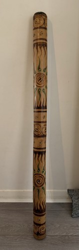 Bamboo didgeridoo burnt - bamboo,