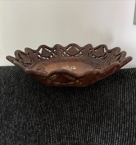 Ornate dark wood fruit - ornate,